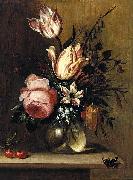 Flowers in a Vase Hans Bollongier